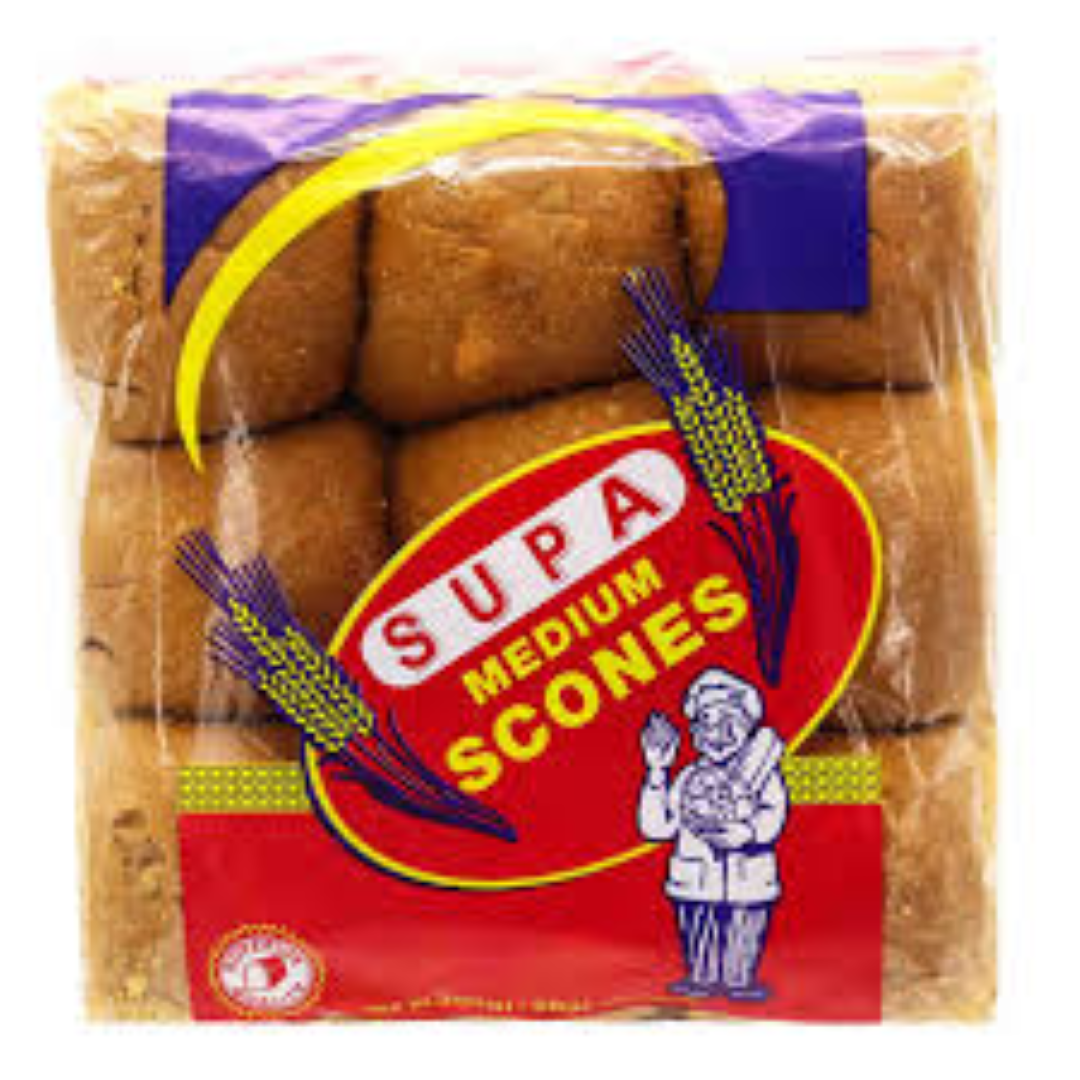 SUPA SCONES BUNS (MEDIUM) 350G